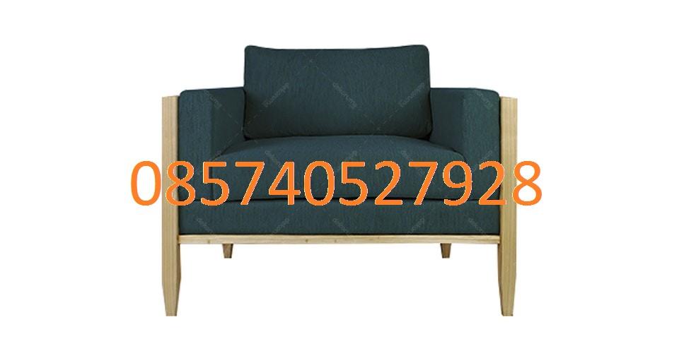 Sofa scandinavian, sofa retro untuk ruang tamu, sofa santai 1 seater murah meriah