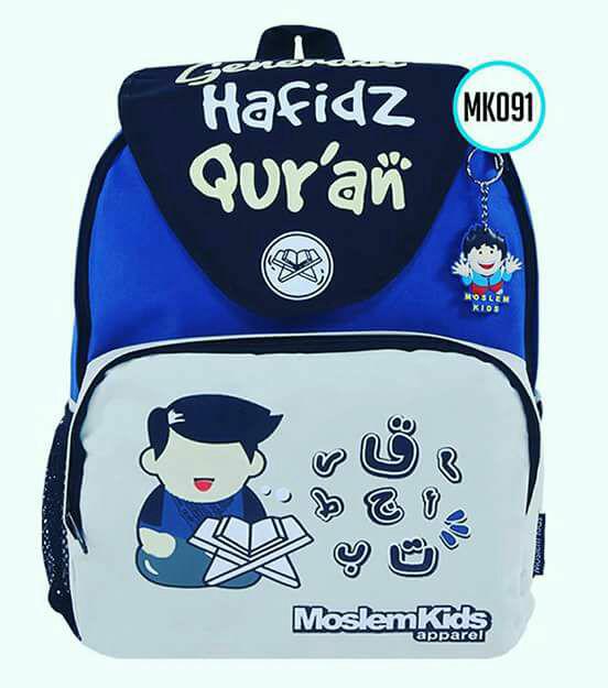 Tas Sekolah Model Ransel Anak TK SD Generasi Hafidz Ori Moslem Kids
