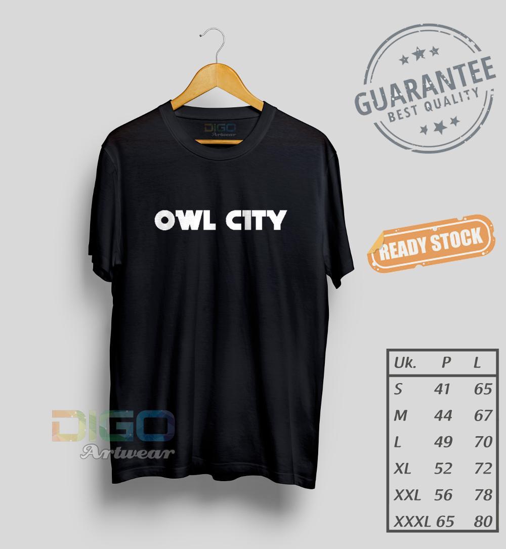 Kaos Owl City Distro Keren Dan Cool Premium Quality Ready Size S M L Xl Xxl