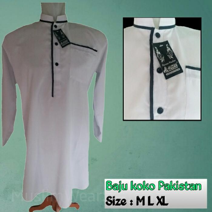 Baju Koko Pakistan Putih