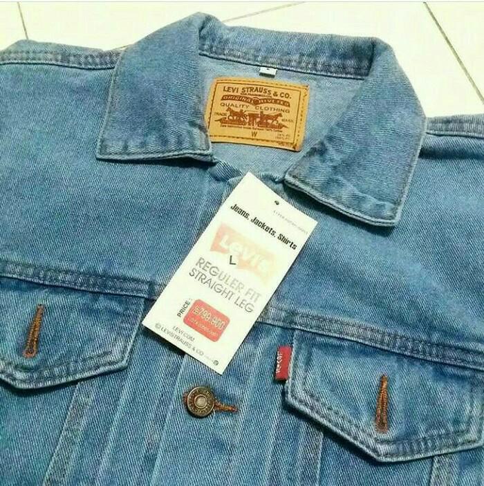 PROMO !! Jaket Jeans Levis Biru Telur Asin - Bioblitz - Biru Muda - Biru Langit