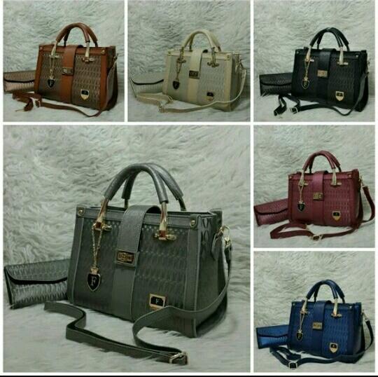 Tas wanita Furla office set pouch super