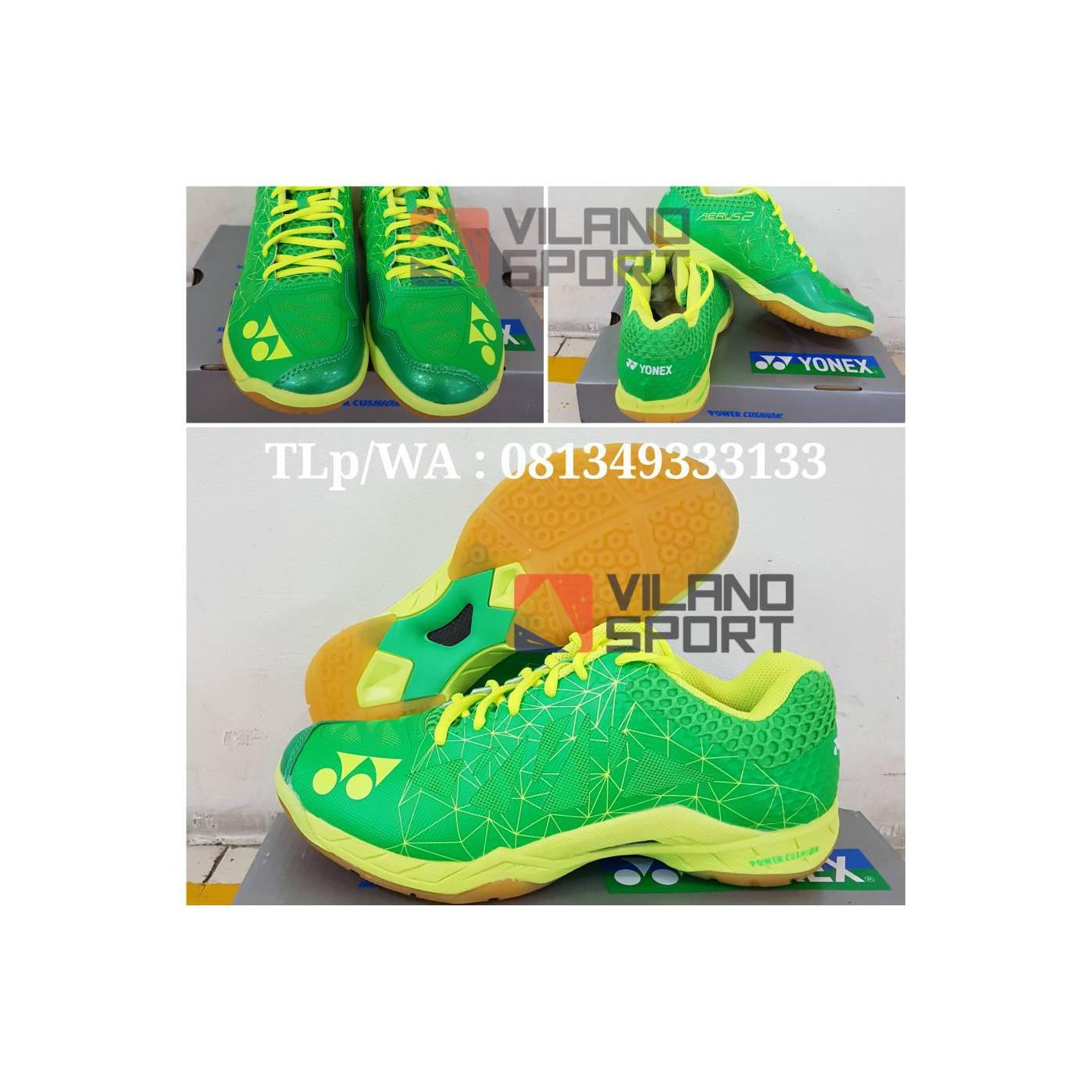 Sepatu Badminton Yonex Aerus 2 Green