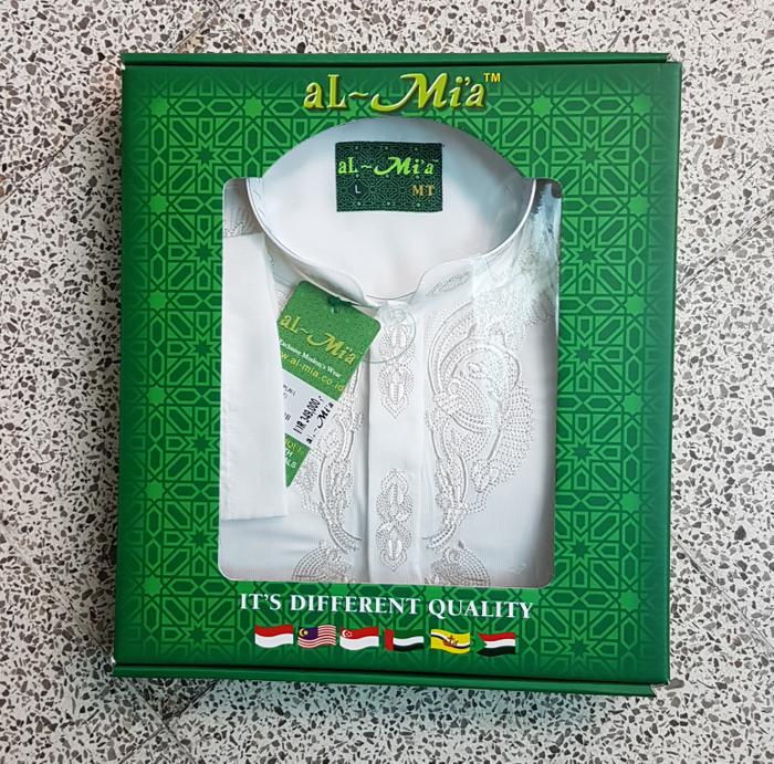 Baju Koko Almia MT T.Panjang ukuran S M L XL Al Mia
