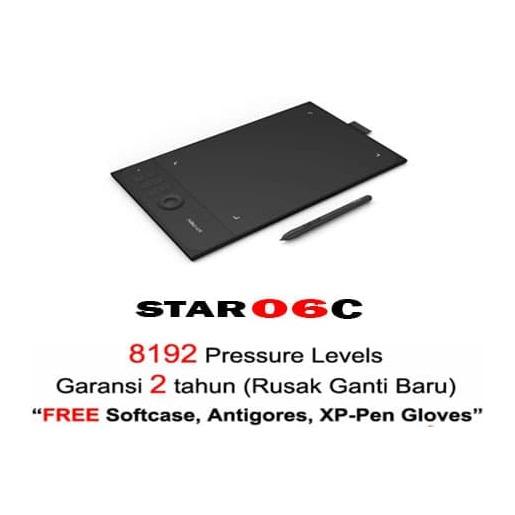 PROMO!!! XP PEN STAR 06 C DRAWING TABLET Garansi Resmi Bonus Lengkap