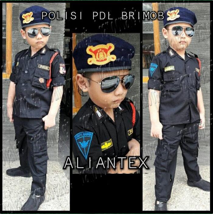 Baju Anak BRIMOB PDL TNI TARUNA Akpol AD Angkatan Udara Darat Tentara Army Celana Peluit Talikur Peluit Plut Topi Baret Emblem Rompi Kopel Karnaval Polisi Anak Jaket Polantas Polisi Lalu Lintas Laki Pria Wanita Perempuan Tk SD Hadiah Kado Ulang Tahun