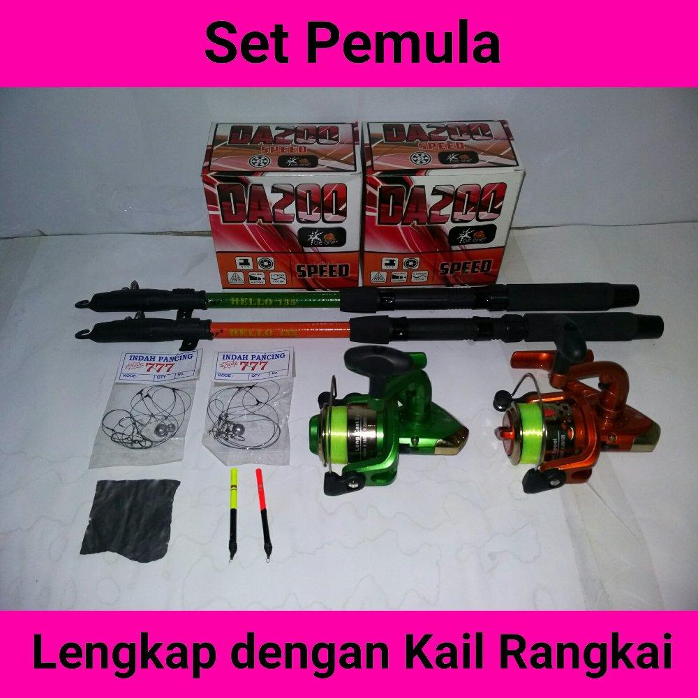 Terlaris Set Pancing isi 2 Termurah Bermerk # Fishing Erik fishingerik