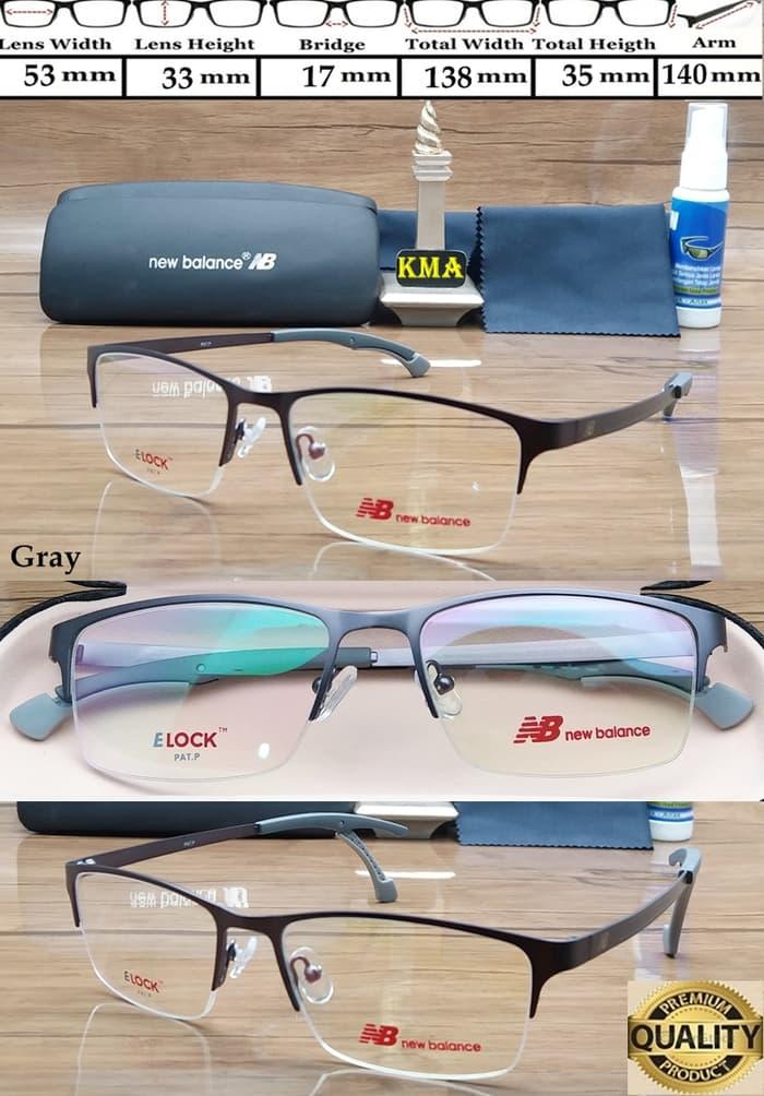 Diskon 10%!! Frame Kacamata Minus New Balance Elock Metal Pat.P Frame Sport Premium - ready stock