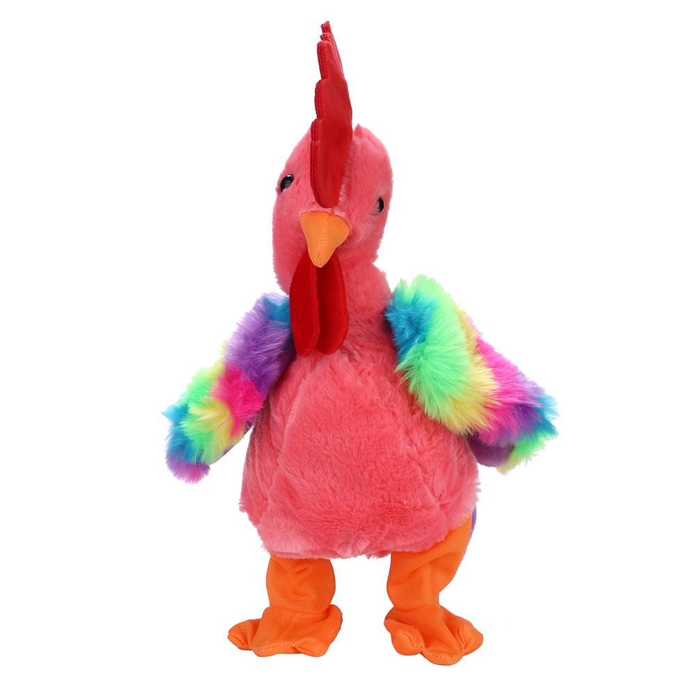 Watsonshop Lucu Warna Mainan Mewah Scream CHICKEN Lagu Kaki Goyang Kepala Mainan