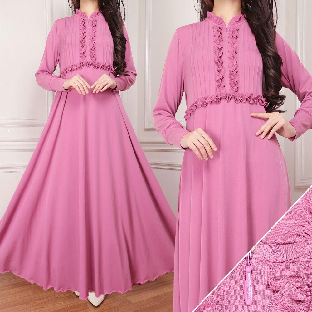 Zos Gamis XS S M L XL Muslim Fashion Wanita Jersey Korea Lengan Panjang Baju Muslim Long Dress Gamis Maxi Tangan Panjang Wanita Zos Gamis XS S M L XL Muslim Fashion Wanita Jersey Korea Lengan Panjang Baju Muslim Long Dress Gamis Maxi Tangan Panjang Wanita