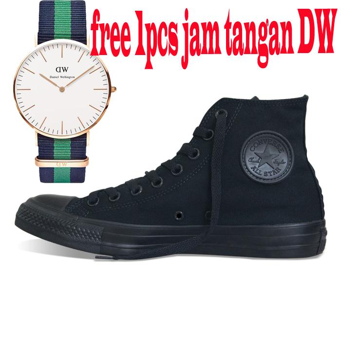 COD Sepatu Converse All star Tinggi | High | Hight Free 1PCS Jam Tangan DW
