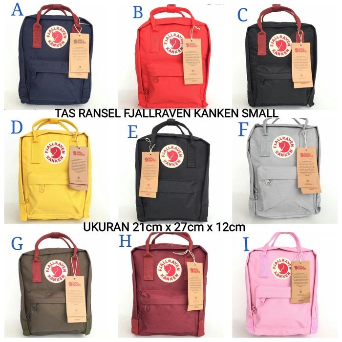 PROMO!!! TAS RANSEL FJALLRAVEN KANKEN MINI SMALL BACKPACK PREMIUM - msU7rc