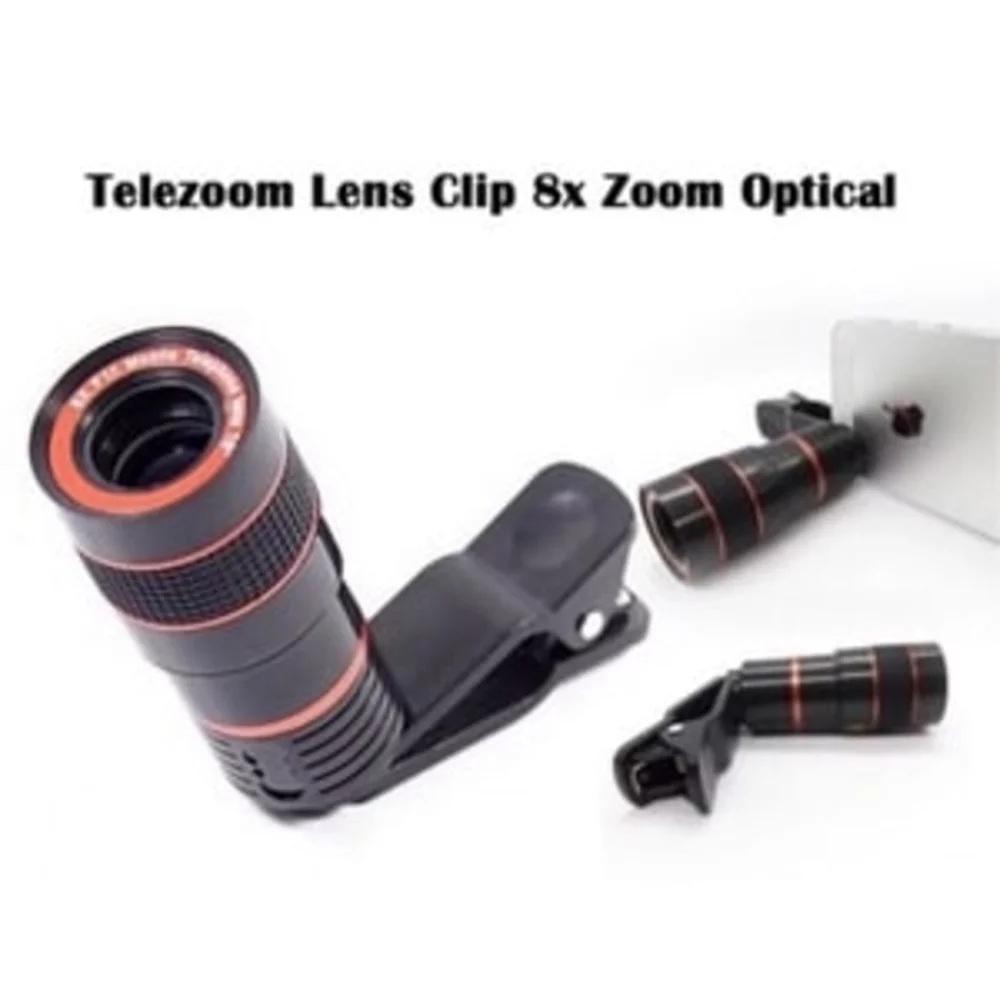 Lensa Handphone HP Smartphone Telescope Teleskop Jepit Zoom 8X