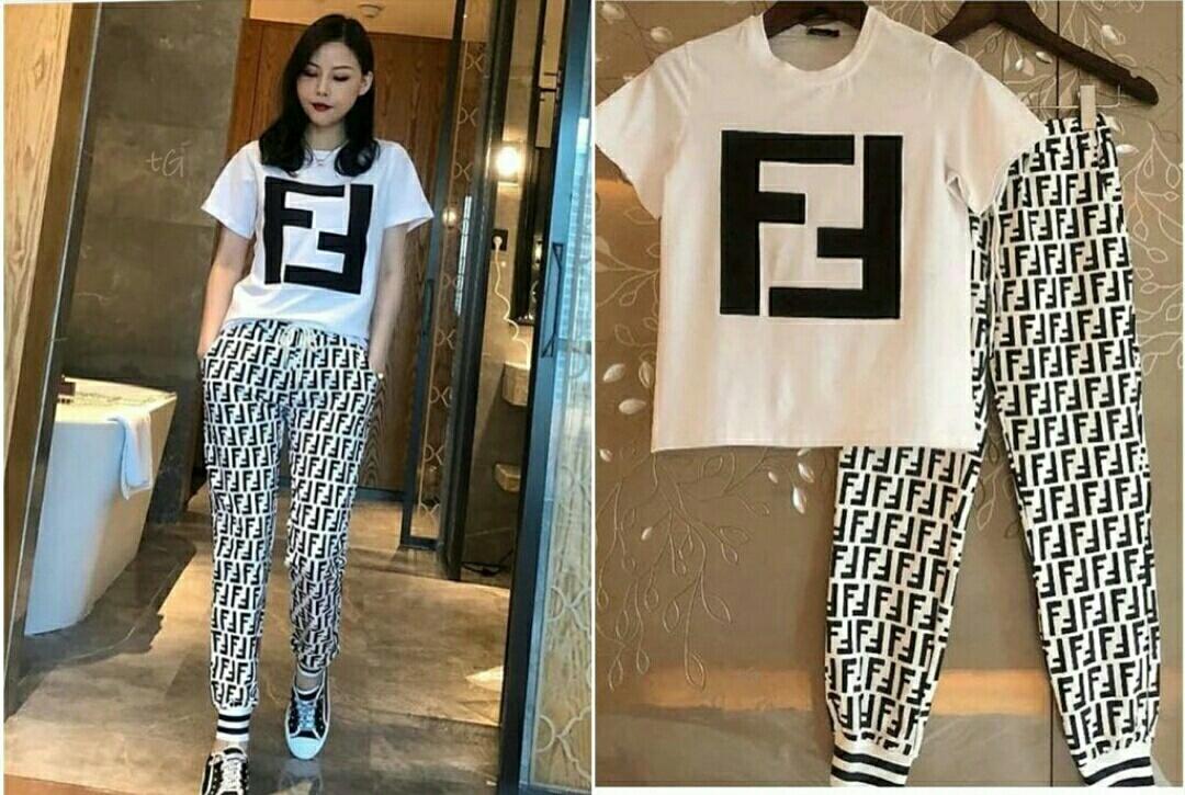 Queenshop Stelan Fefe / Set Wanita / Setelan Wanita 