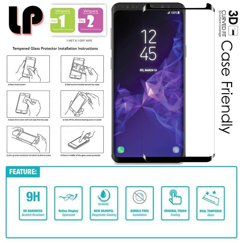 LP Full 3D II Tempered Glass Samsung Galaxy S9 Plus