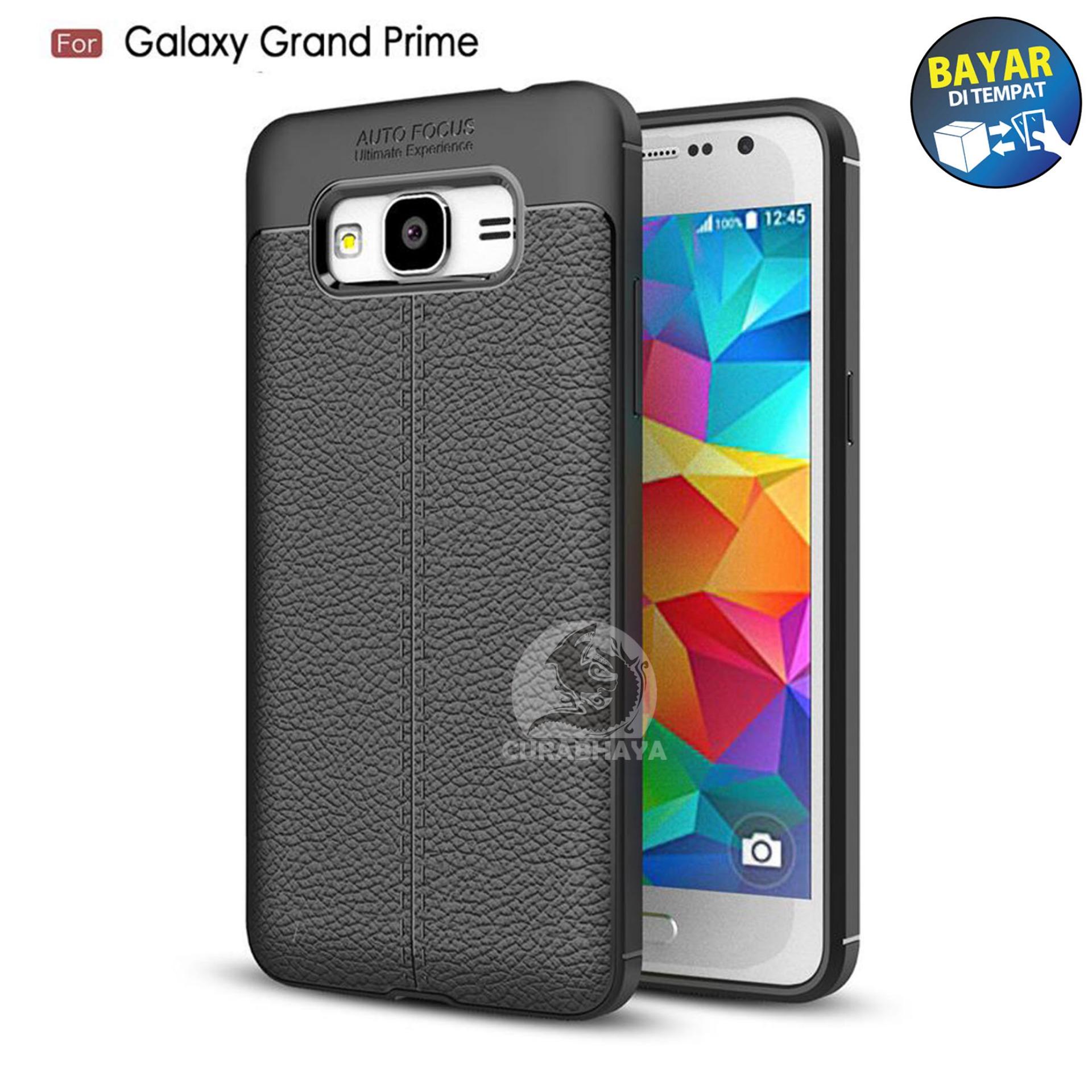 AutoCase Samsung Galaxy Grand Prime (G530) / Duos | Ultimate AutoFocus Leather 3D Case Protect Motif Kulit Jeruk