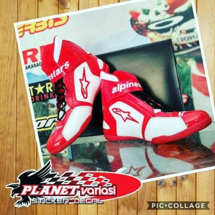 Sepatu Alpinestar Drag And Touring Merah Putih