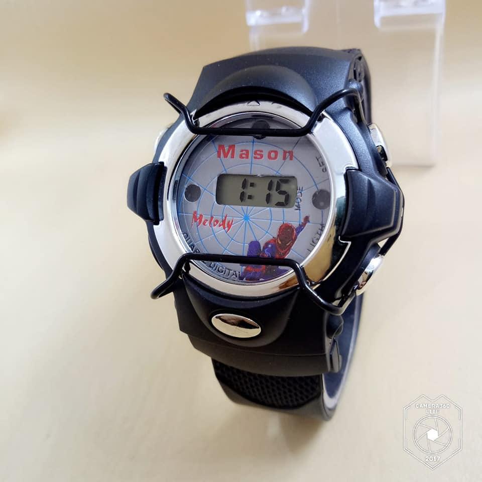 Anti-Air Pria Anak Laki-laki Digital LED Kuarsa Alarm Tanggal Olahraga Pergelangan Tangan Jam Tangan Bu-Internasional