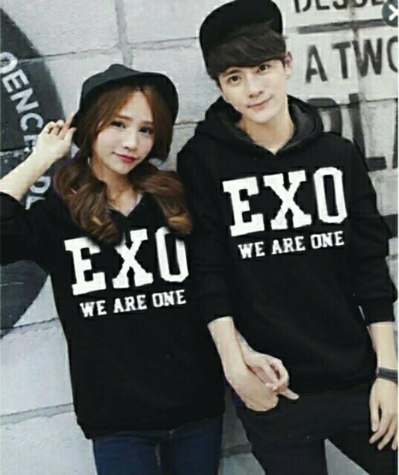 MODEL-HOODIE PASANGAN | JAKET PASANGAN | BAJU PASANGAN TERBARU EXO (SUDAH DAPAT 2)