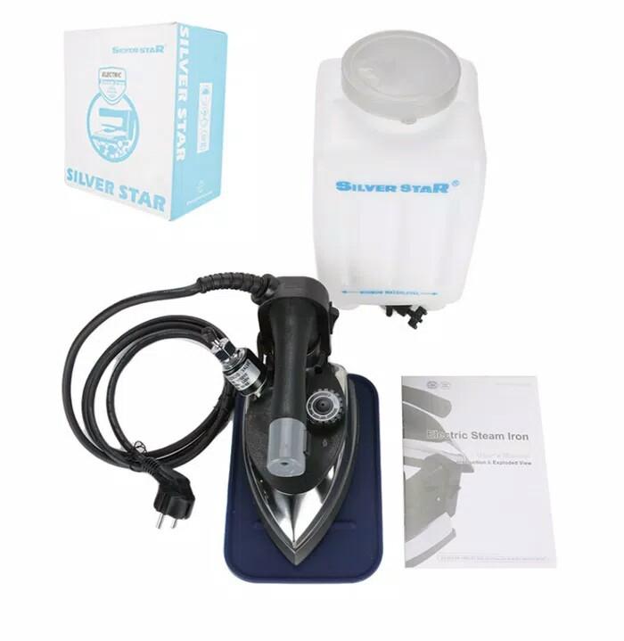 SILVER STAR ES 300 - Setrika Uap Listrik Silver Star ES300 untuk Usaha Laundry