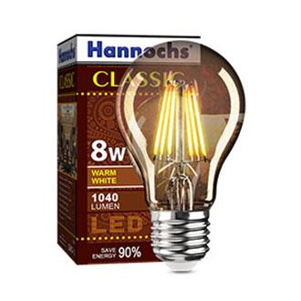 Hannochs - Lampu LED Classic - 8 watt - cahaya Kuning