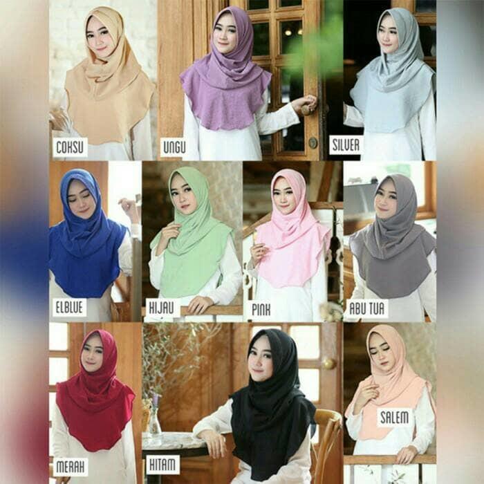 Jual Jilbab Hijab Instan Felica Pad / Felica Withpad Murah Berkualitas