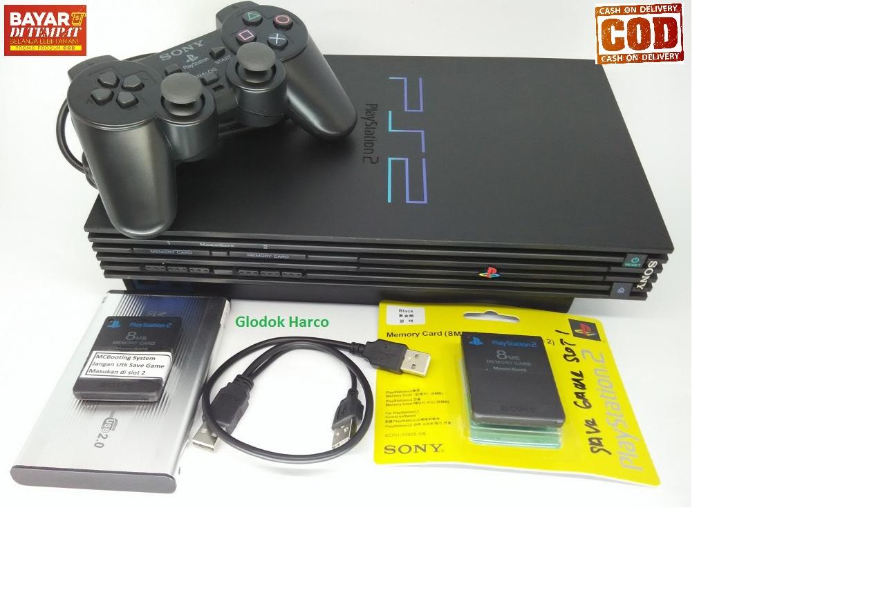 PS2 - Sony PlayStation 2 USB Harddisk 40 Gb Console Black Fee (Glodok Harco)