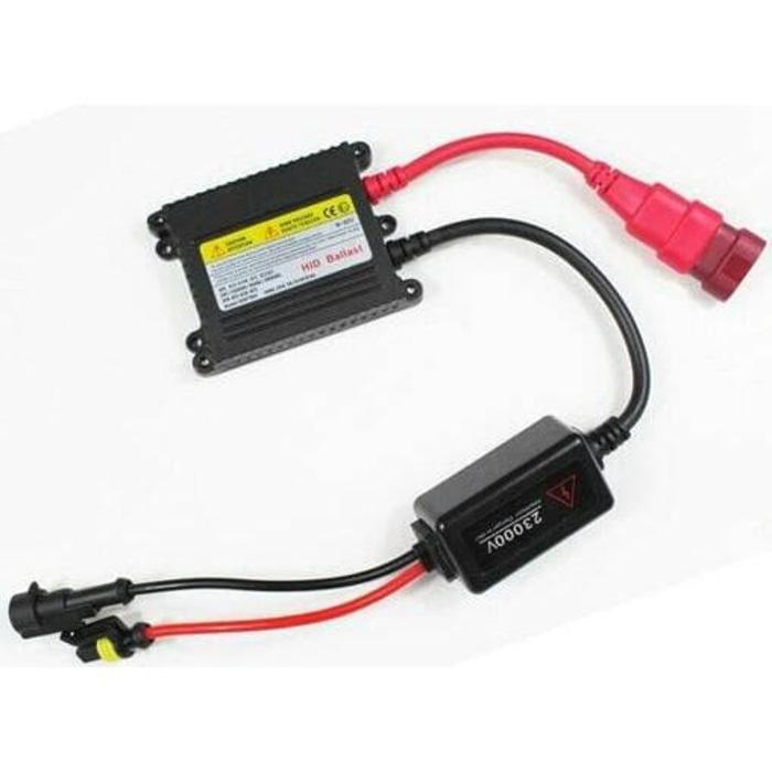BALLAST HID 35W SLIM - BERGARANSI - UNTUK MOBIL DAN MOTOR | ( lampu mobil hid plafon depan rem sorot led h4 kabut fog lamp tembak variasi strobo rem toyota innova hid avanza osram )