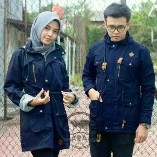 JAKET PARKA KANVAS COUPLE PRIA WANITA CEWEK COWOK BOMBER TERBARU