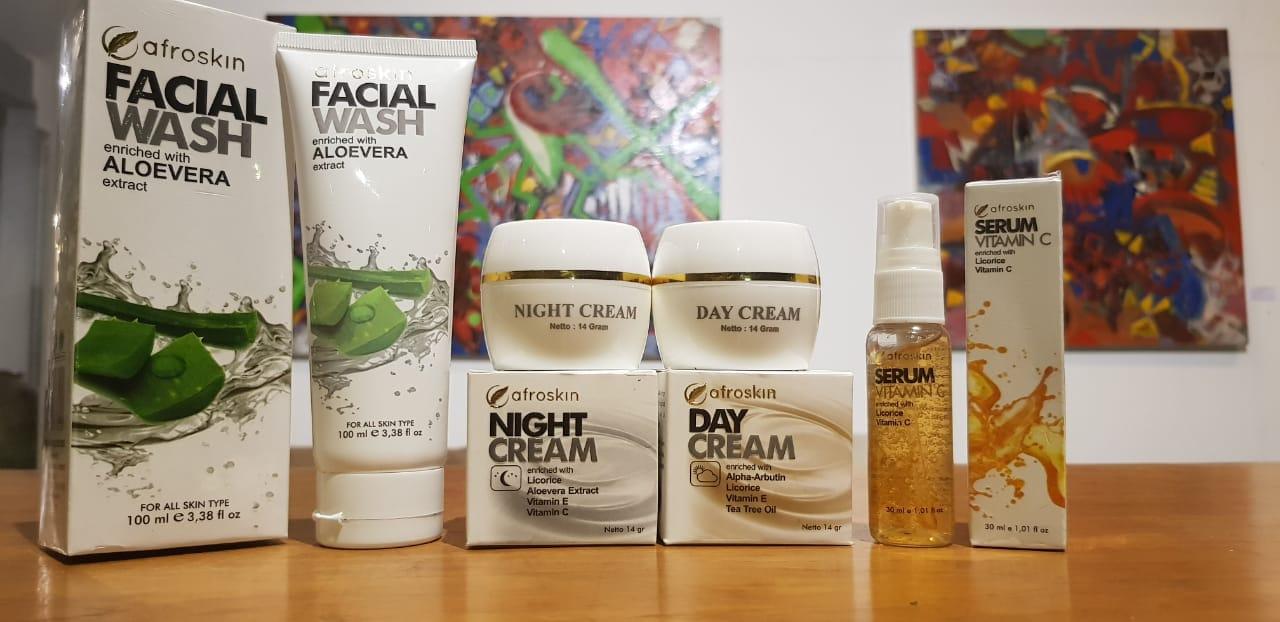 Promo Ramadhan! Afroskin Original, Cream Pemutih Wajah Aman, BPOM & HALAL, Skincare Paling Aman! READY STOK dari tgl 10 mei 2018