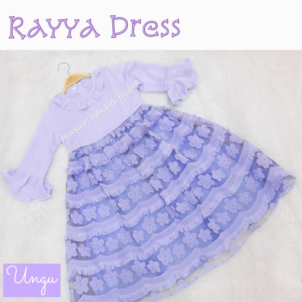 Fairuz Hijab, Baju gamis Anak Perempuan Cantik terbaru, Baju Muslim Anak Pesta Eksklusif, Busana Muslim Anak Branded Fashion Show Warna Ungu, Dress ( Dress Only )