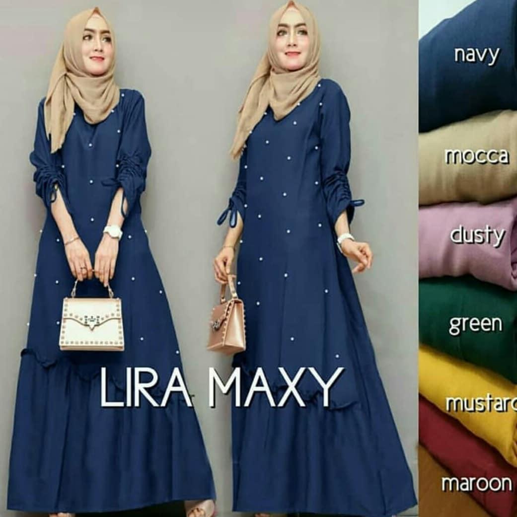 Fashion Wanita Gaya Model mc LIRA MAXY Bahan Balotely Mix Pearl yang Modern dan Trendy