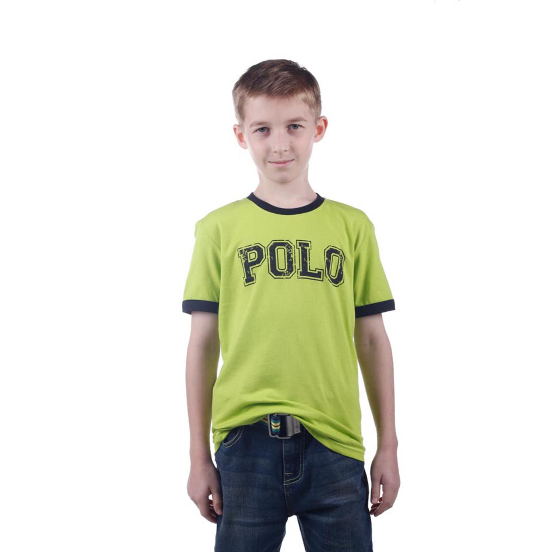 POLO RALPH LAUREN - T SHIRT CLASSIC FIT S/S Green KIDS BOY
