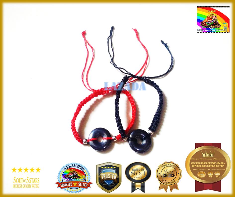 GELANG TALI ANAK-ANAK / REMAJA HITAM HOKI
