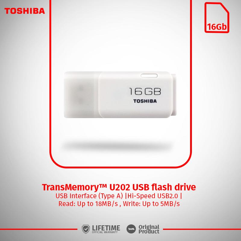 Toshiba Hayabusha USB Flash Drive 16GB - Putih