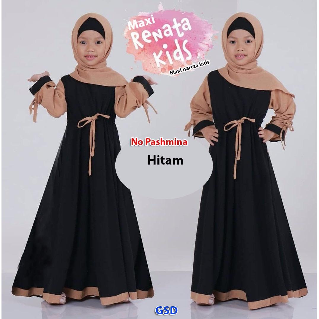 Wow keren - Baju muslim anak / gamis anak/ maxi anak / dress anak / jilbab anak / syarii anak Nareta.
