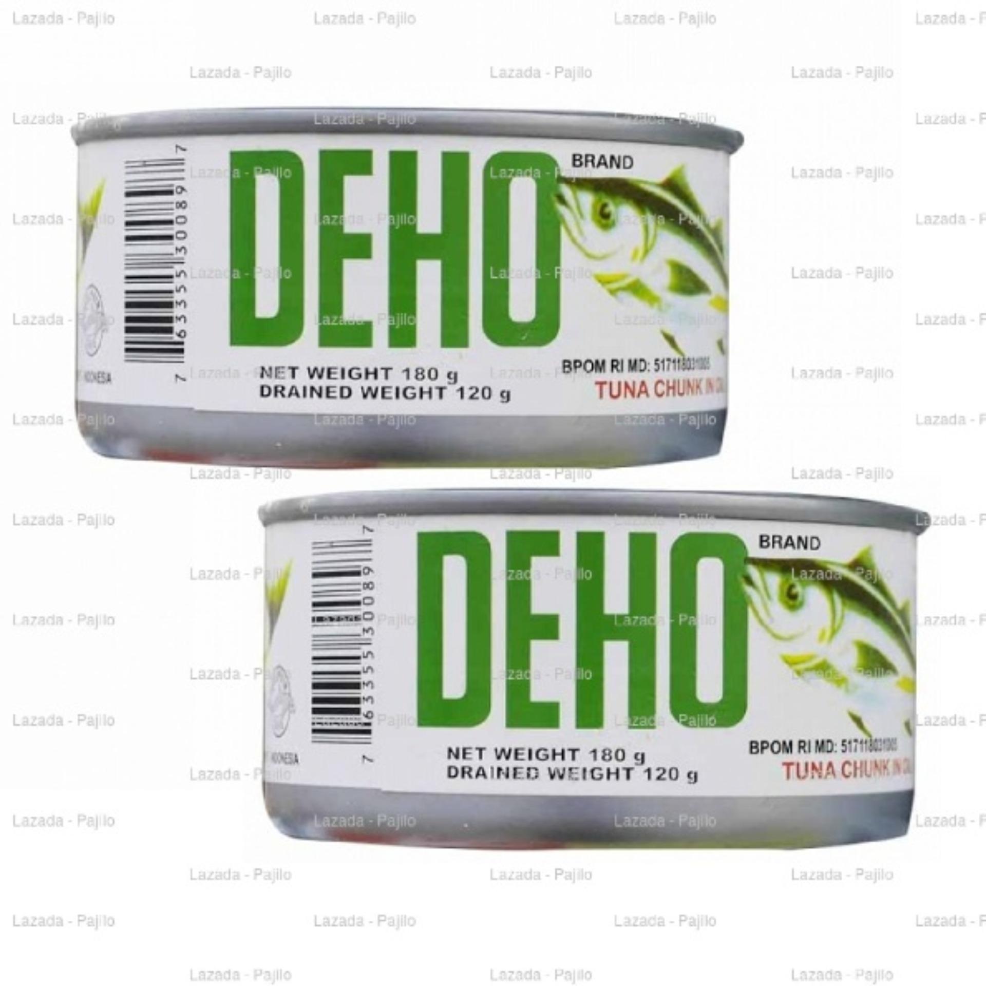 2pcs 180gr DEHO TUNA UMPAN IKAN Kaleng Pasta Pancing Joran Pancingan Air Tawar Makanan Makan Pakan Ikan