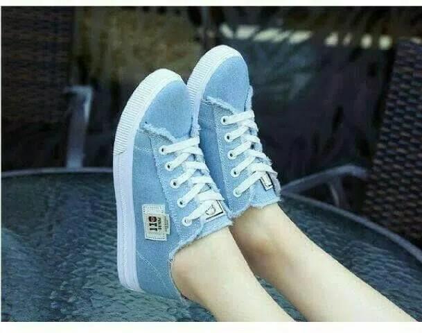 Sepatu Sneakers/Kets Jeans Denim