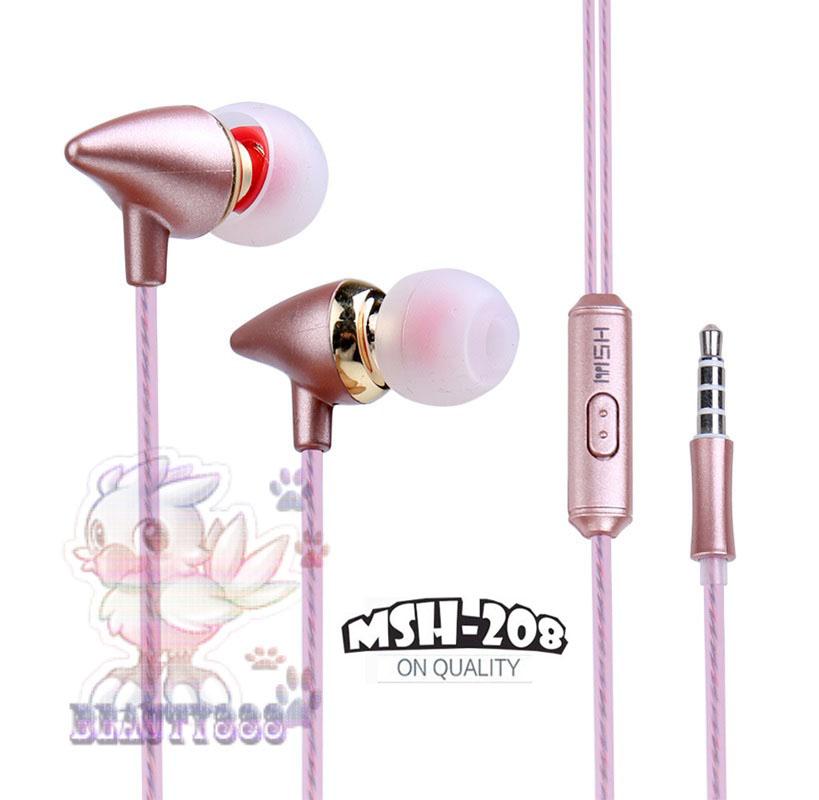 MSH 208 Universal 2 fungsi Earphone Candy Aromatic Headset untuk Android Handsfree general untuk oppo / earphone for lenovo / earphone for samsung / earphone untuk xiaomi / earphone untuk asus / Headset Untuk PC Laptop Komputer