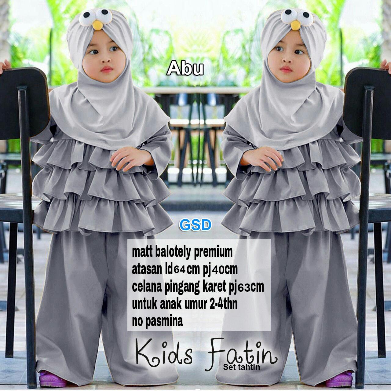Fashion/ Baju Anak Cewek/ Baju Setelan Anak Cewek/ Setelan Muslim Anak Cewek/ Baju Anak Terbaru/ Set Fahtin Kids/ Set Tahtin