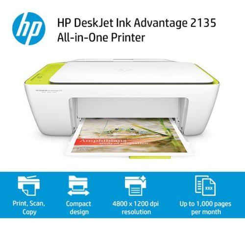 HP DeskJet 2135 All-in-One Printer(Print, Scan, Copy)