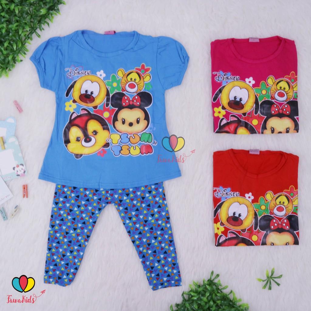 Setelan Catty // Uk 2-3 Th // Setelan Anak // Kaos Catty
