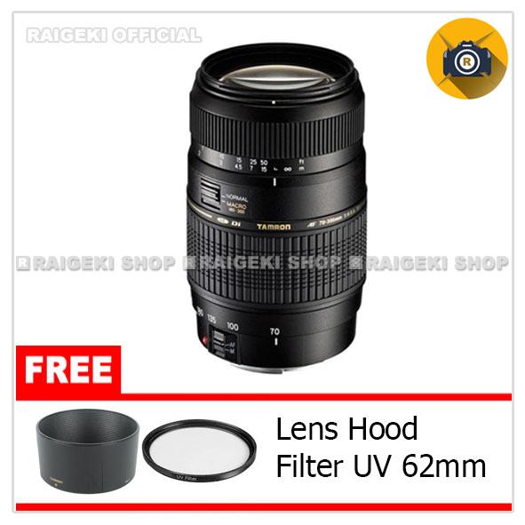 Tamron For Canon AF 70-300mm f/4-5.6 Di LD Tele-Macro (1:2) Free Aksesories