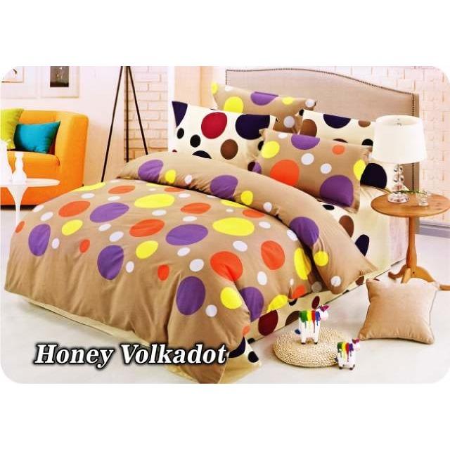 BED COVER SET FATA MINIMALIS MODERN HONEY VOLKADOT