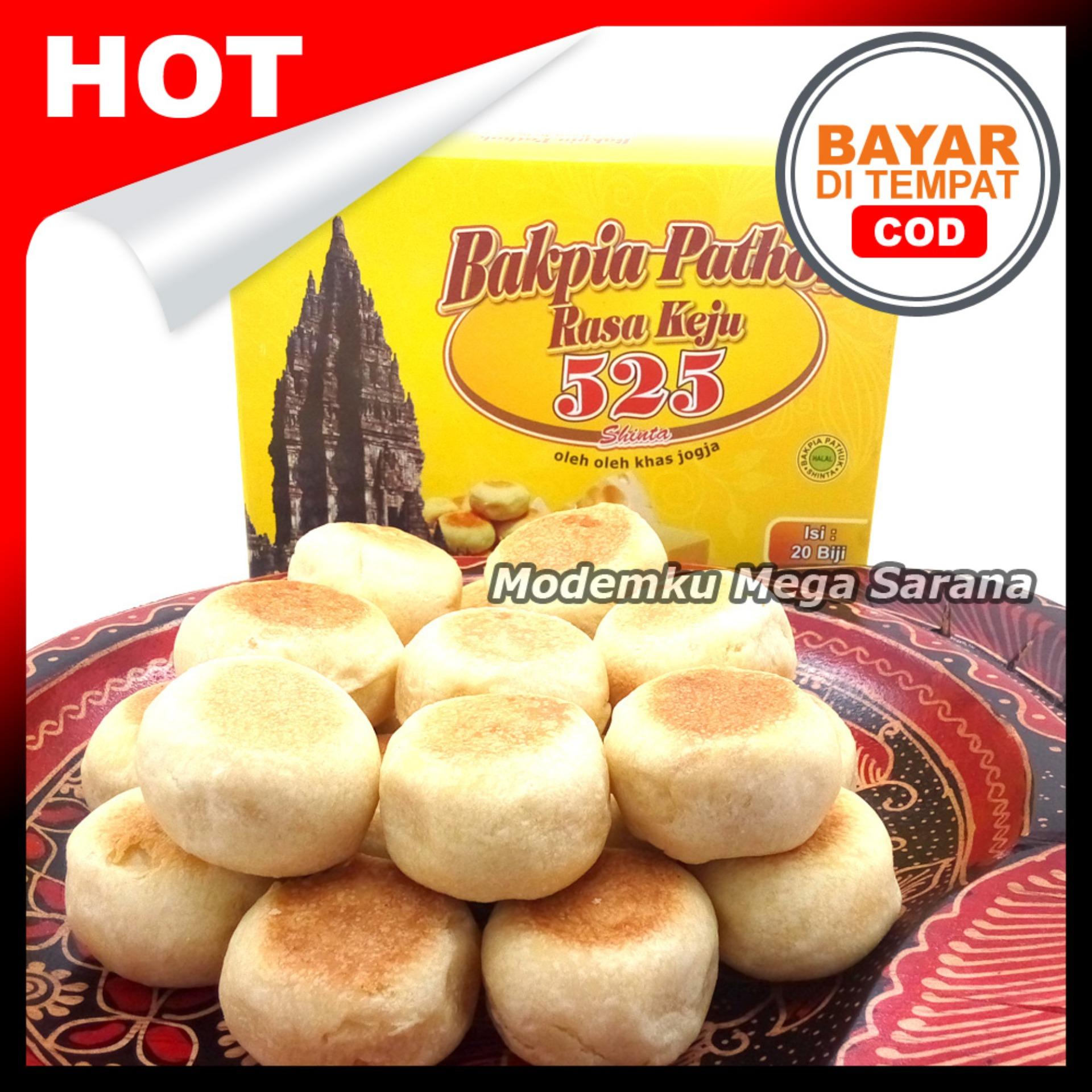 Khas Jogja Bakpia Pathok 525 Asli Jogja - Kering - Rasa Keju - Isi 20 Biji