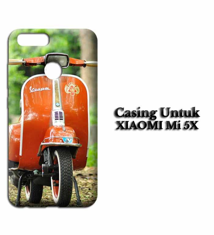 Casing XIAOMI Mi 5X vespa oranye Hardcase Custom Case Se7enstores
