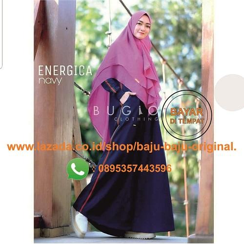 Baju Original Gamis Energica Syari Dress Babyterry Khimar Ceruty Baju Wanita Gamis Casual Baju Terusan Panjang Baju Kerja Gaun Pesta Murah Remaja Baju Muslim Terbaru 2018