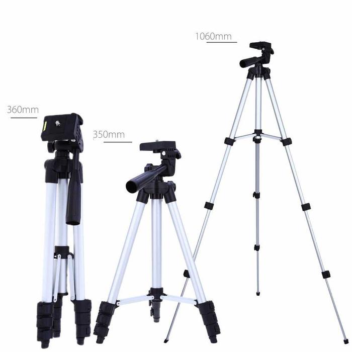 Tripod Profesional Untuk Kamera Digital / Gopro / Xiaomi Yi