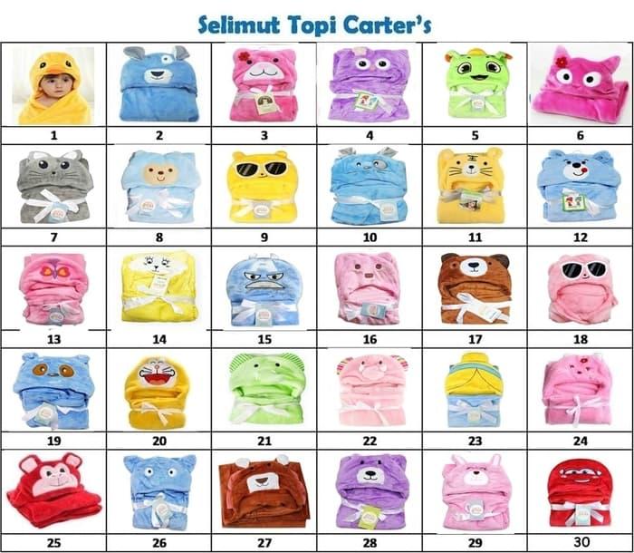 SELIMUT TOPI ANIMAL MOTIF CEWE