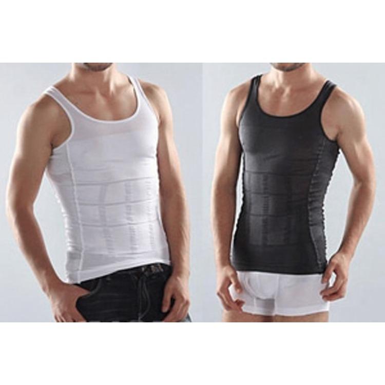 PADIe - Slim N Lift Body Shaping For Man Men HITAM/SLIMMING SHIRT FOR MEN/pakaian dalam pria/kaos dalam pelangsing pria/korset pria